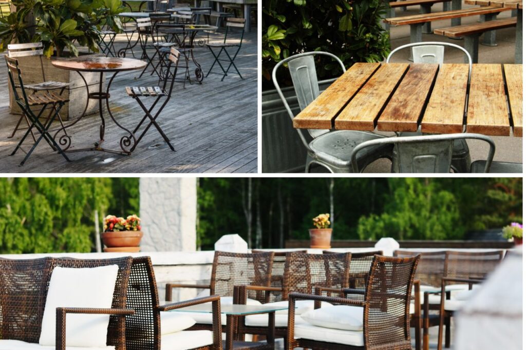outdoor restaurant furniture lifespan