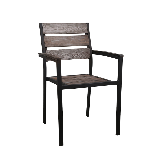 black steel armchair furniture