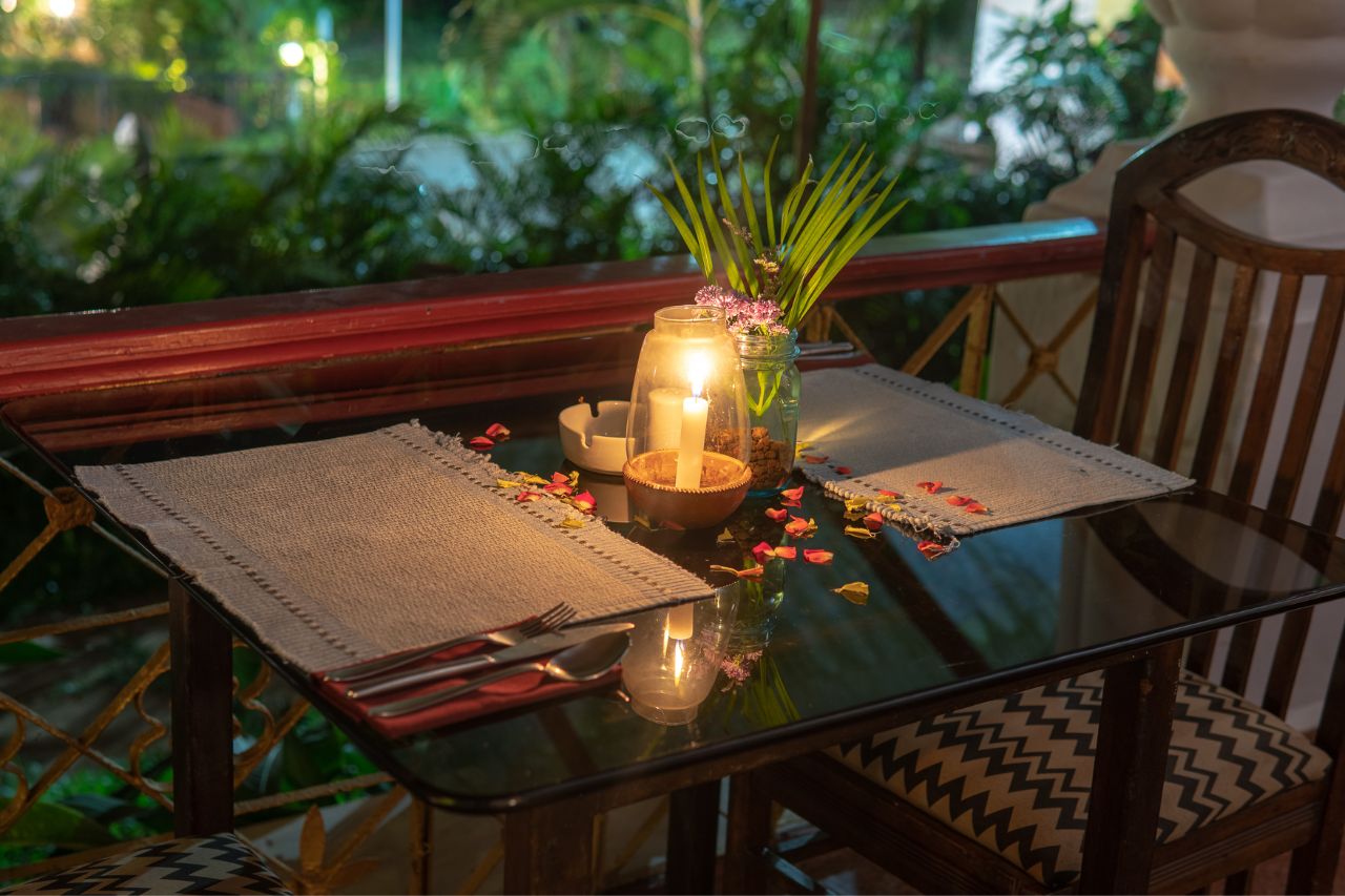 romantic candlelight haven